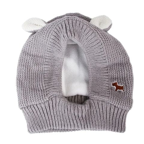 Cache Oreille Pour Chien / Loulou variante gris