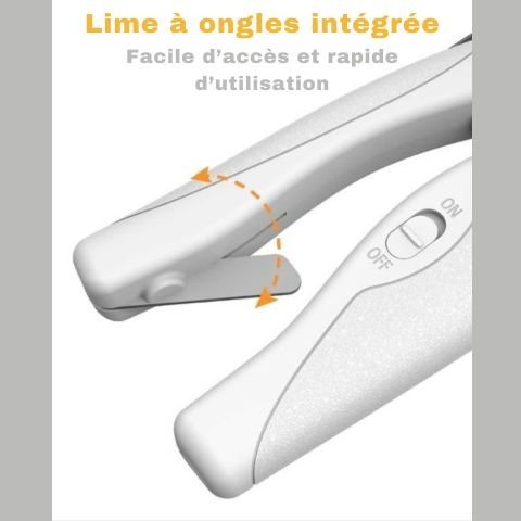 Coupe Ongle Chien / Zoé lime intégrée
