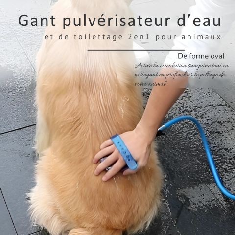 Toilettage Chien / La Douchette Ruby gant de toilettage chien