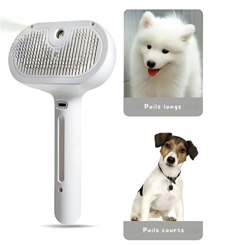 Brosse Chien - Vapeur 3en1 Balou avec Russell Terrier