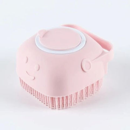 Toilettage Chien / Brosse Bain Ruby variante rose