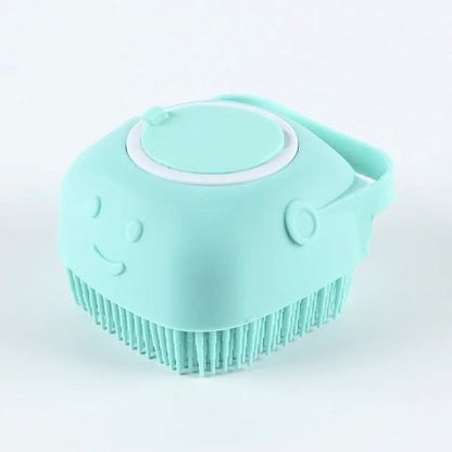 Toilettage Chien / Brosse Bain Ruby variante cyan