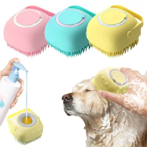 Toilettage Chien / Brosse Bain Ruby 3 variantes