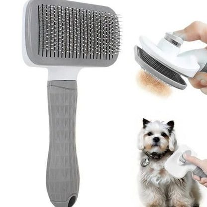 Brosse Pour Chien / Loulou variante gris