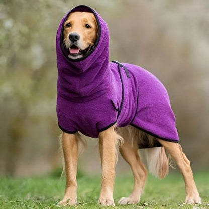 Manteau Chien - Zoé variante mauve