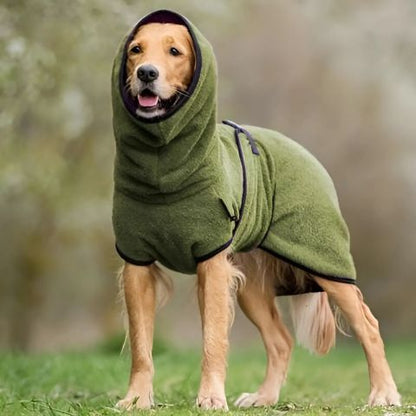 Manteau Chien - Zoé variante vert armée