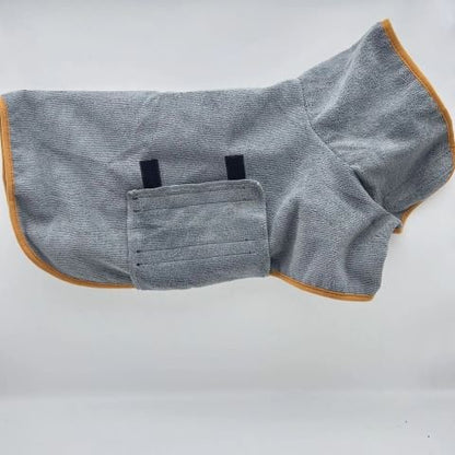 Peignoir Chien - Charlie variante gris