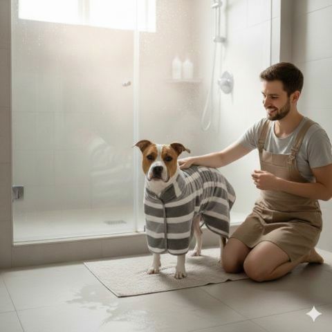 Peignoir Chien / Médor - Mon Chien Charlie