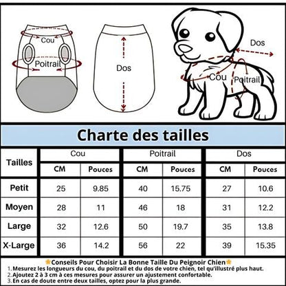 Peignoir Chien / Poppy - Mon chien Charlie